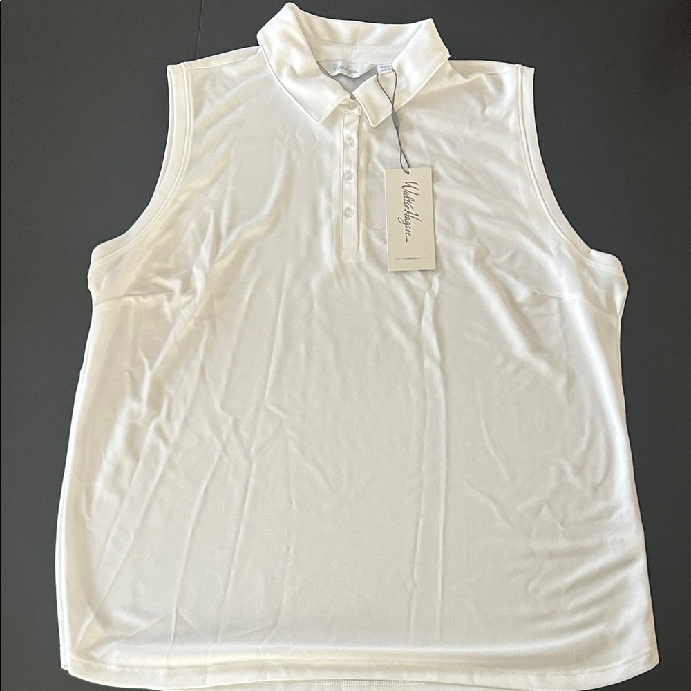 Walter Hagen Classic White Sleeveless Tank